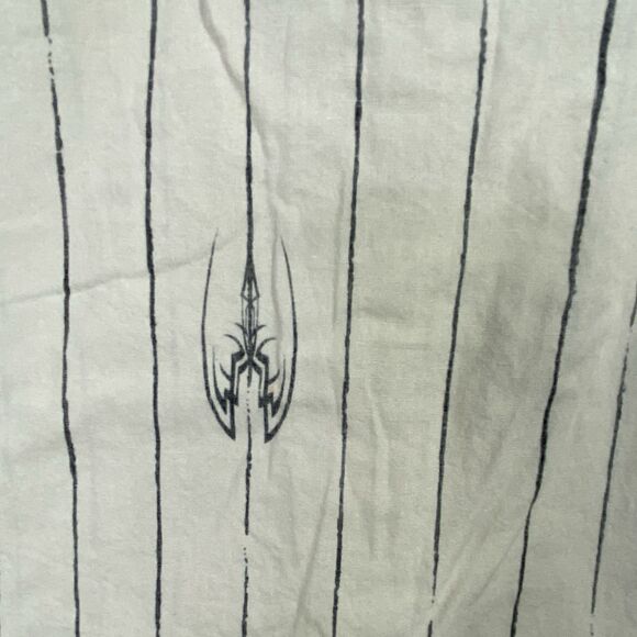 Harley Davidson 2006 Men Sz M Button Down Short Sleeved Stripe Shirt Embroidered - Picture 4 of 10